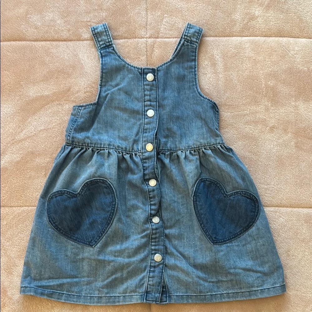 H&M Blue Sundress with Scoop Neck and Sleeveless Design